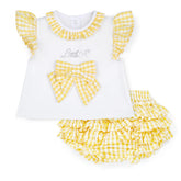 Little A Avery Seersucker Jam Pant Set